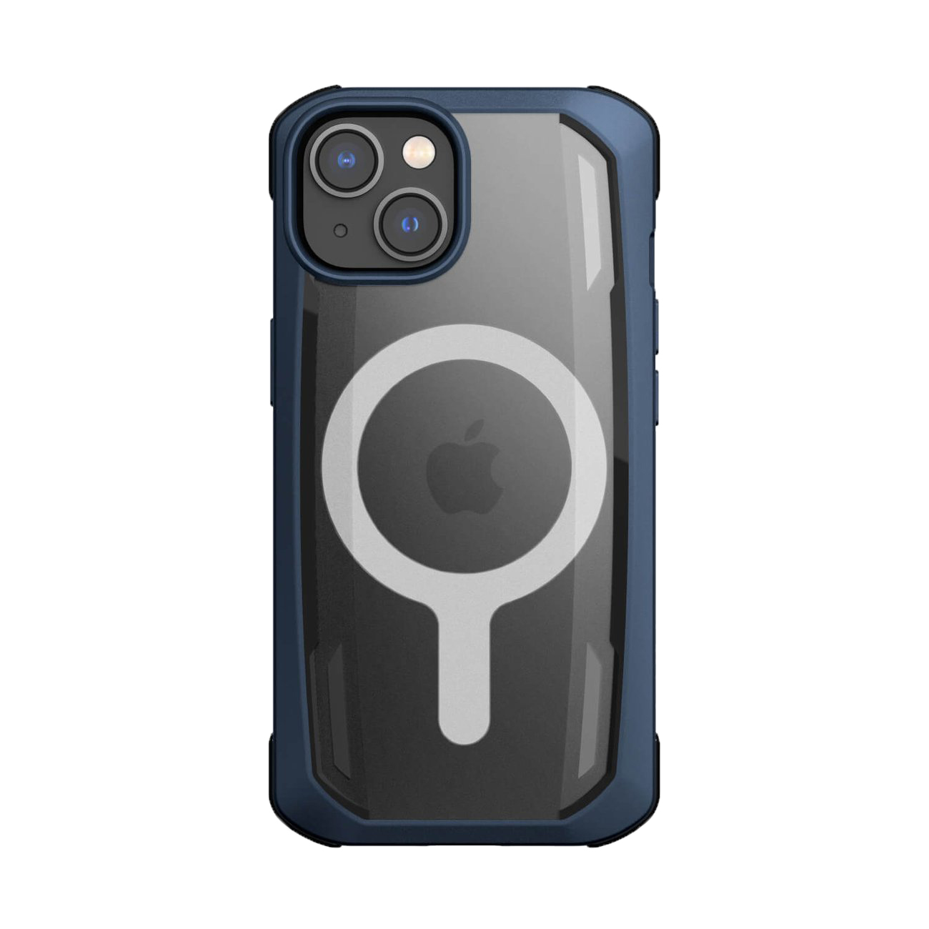 Raptic X-Doria Secure Case iPhone 14 kanssa MagSafe panssaroitu sininen kansi