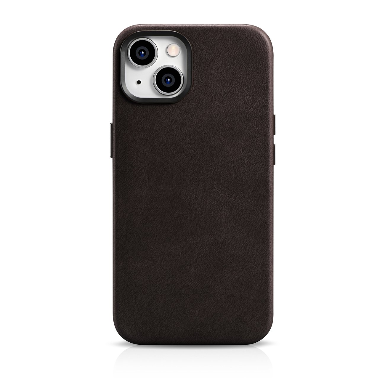 iCarer Öljyvaha Premium Nahkakotelo iPhone 14 Plus Magneettinen nahkakotelo MagSafe ruskea (WMI14220703-BN)
