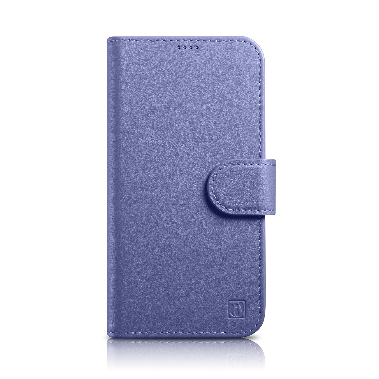 iCarer lompakko asia 2in1 kansi iPhone 14 Pro Anti-RFID Nahka Flip Case vaalea violetti (WMI14220726-LP)