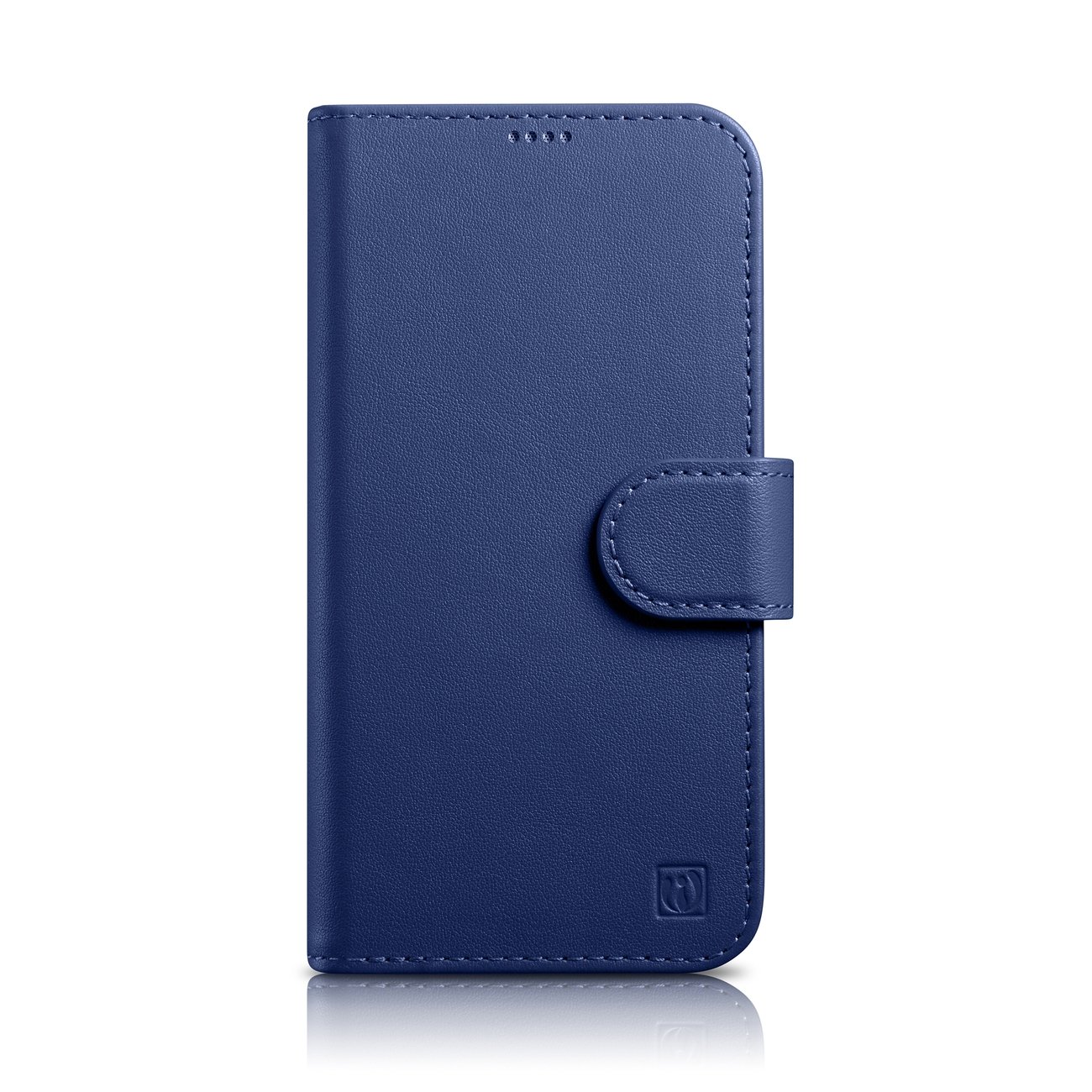 iCarer Lompakko Kotelo 2in1 Cover iPhone 14 Pro Nahka Flip Case Anti-RFID sininen (WMI14220726-BU)