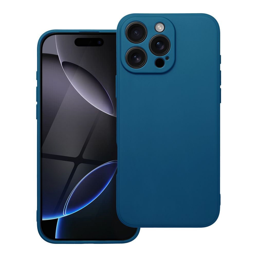 Matta sininen Suojakuori iPhone 16 PRO MAX:lle