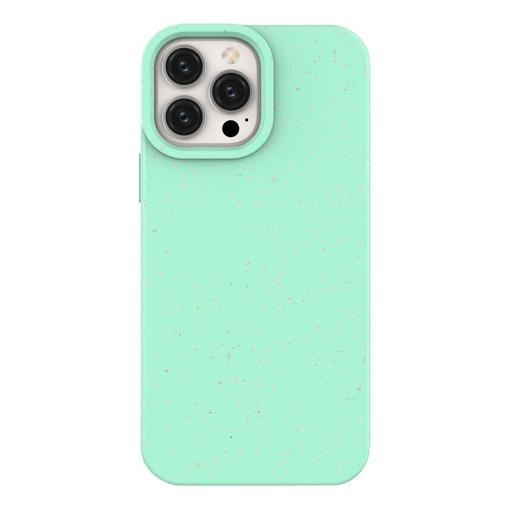 Eco Case kotelo iPhone 14 Plus silikoni hajoava suojus mintunvihreä