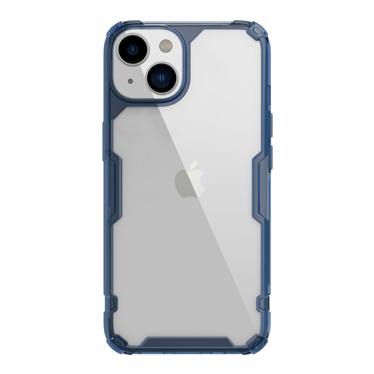 Nillkin Nature Pro iPhone 14 Plus kotelo, panssaroitu suojus, sininen suojus