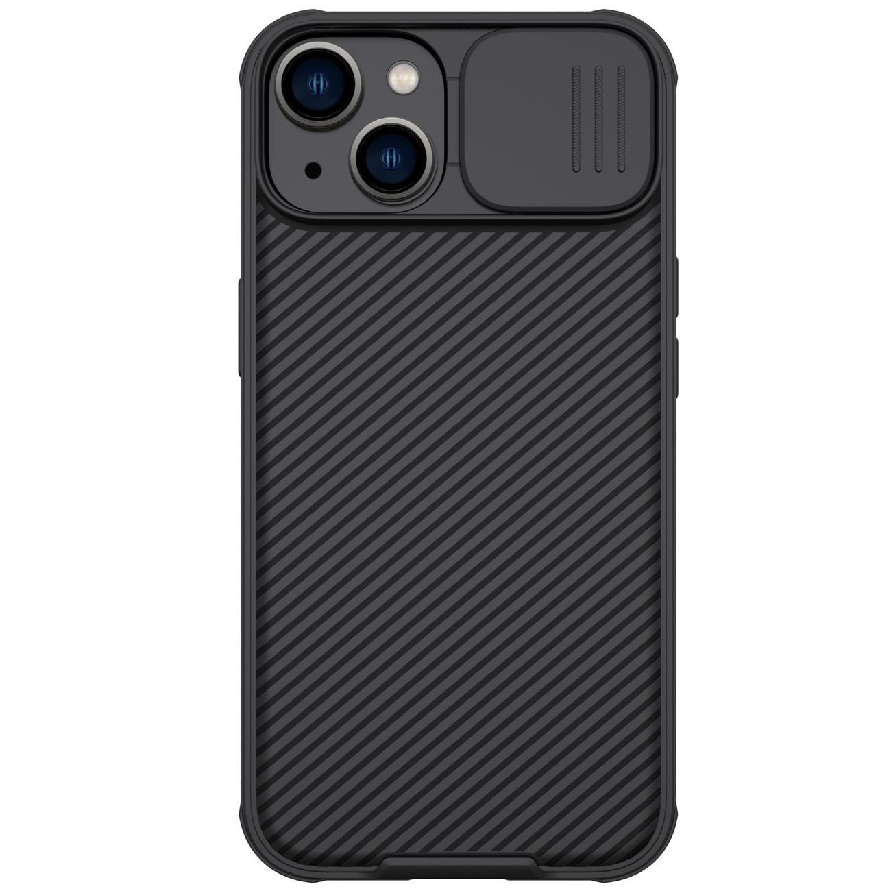Nillkin CamShield Pro magneettinen kotelo iPhone 14 Plus suojakotelo kameran suojus musta (MagSafe)
