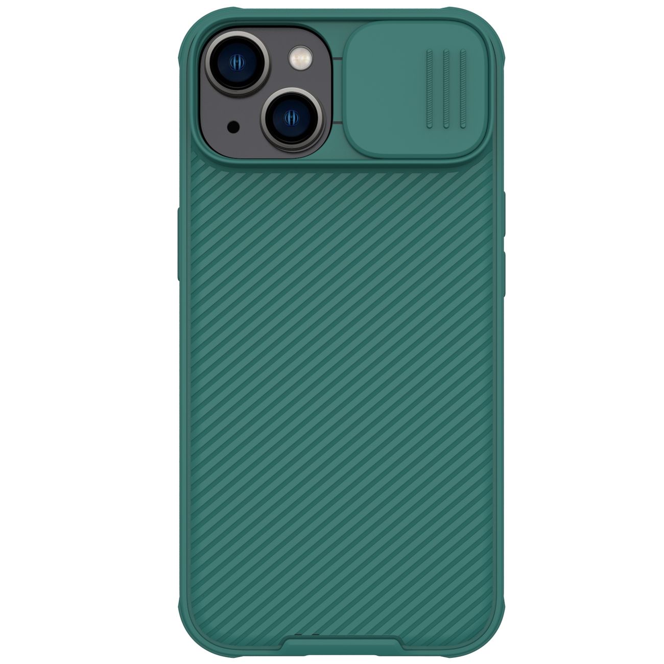 Nillkin CamShield Pro Case iPhone 14 Plus panssaroitu kansi kameran suojus vihreä