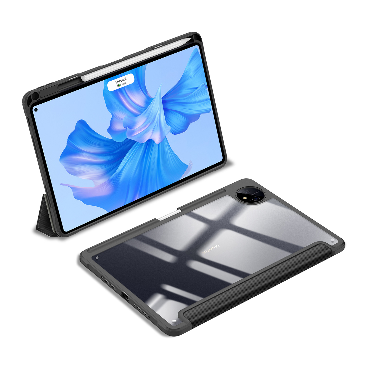 Dux Ducis Toby Kotelo Huawei MatePad Pro 11'' (2022) Cover with S Pen Pen Smart Cover Stand Musta