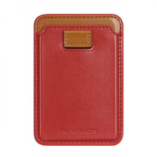 Dux Ducis Magnetic Wallet iPhone 12 (iPhone 13 / iPhone 14) punainen
