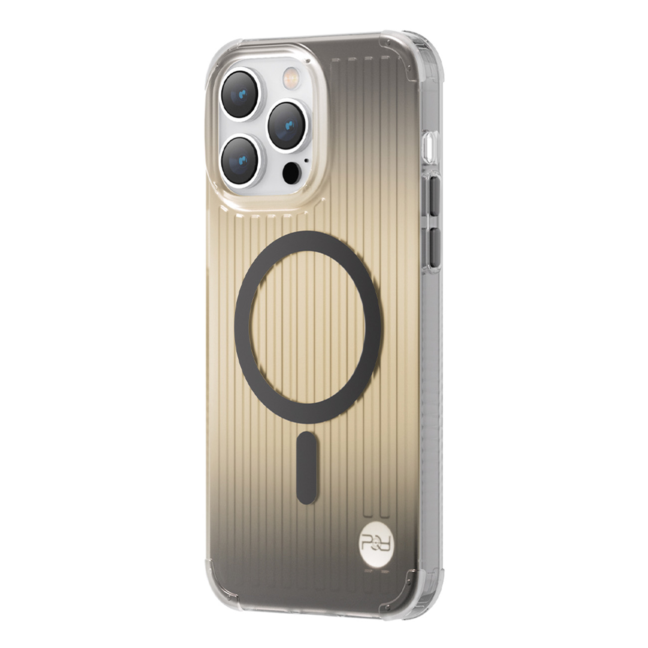Kingxbar PQY Go Out -sarjan magneettinen kotelo iPhone 14 Pro MagSafe musta