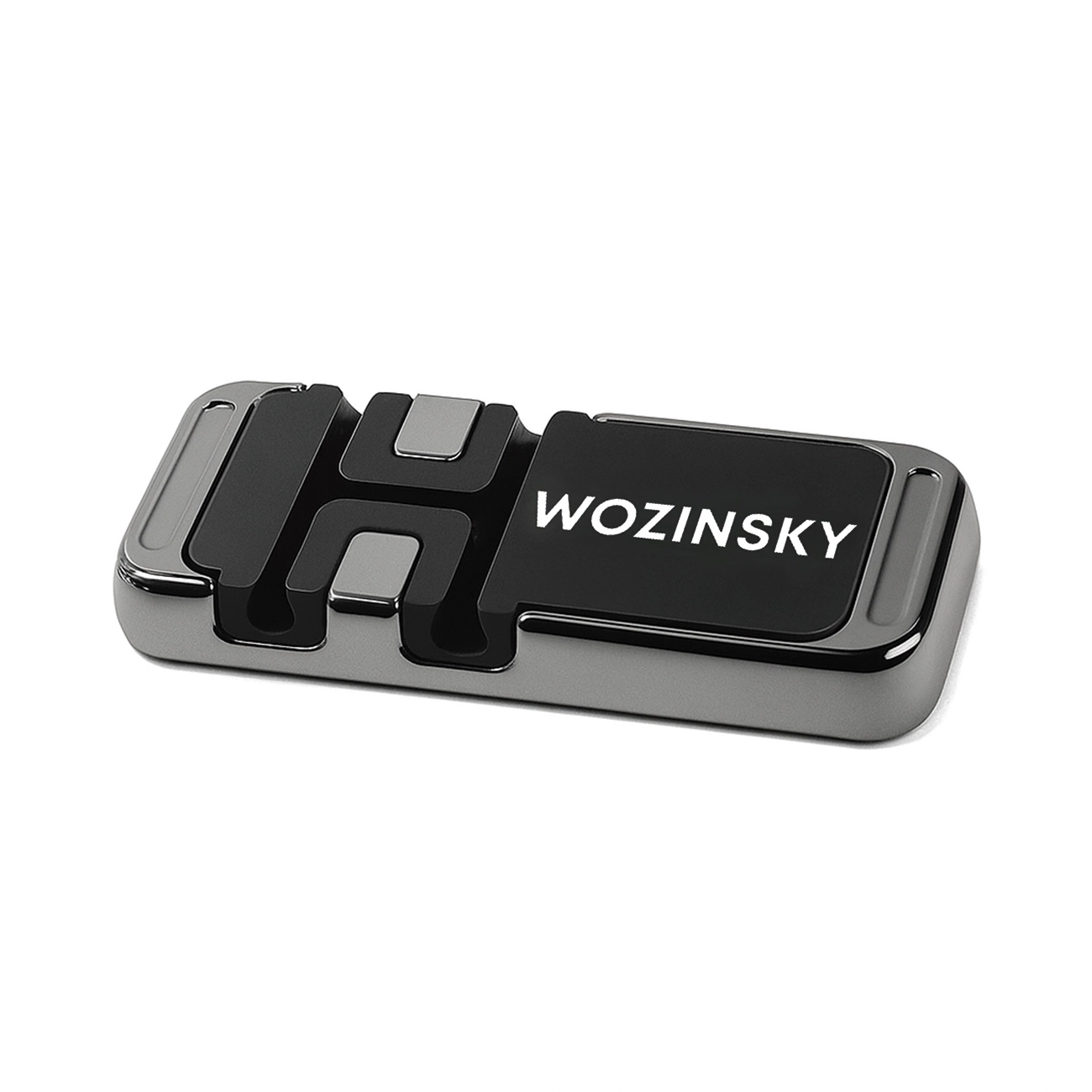 Wozinsky magneettinen puhelinteline kaapelinorganisaattorilla (WMCDO-B1)
