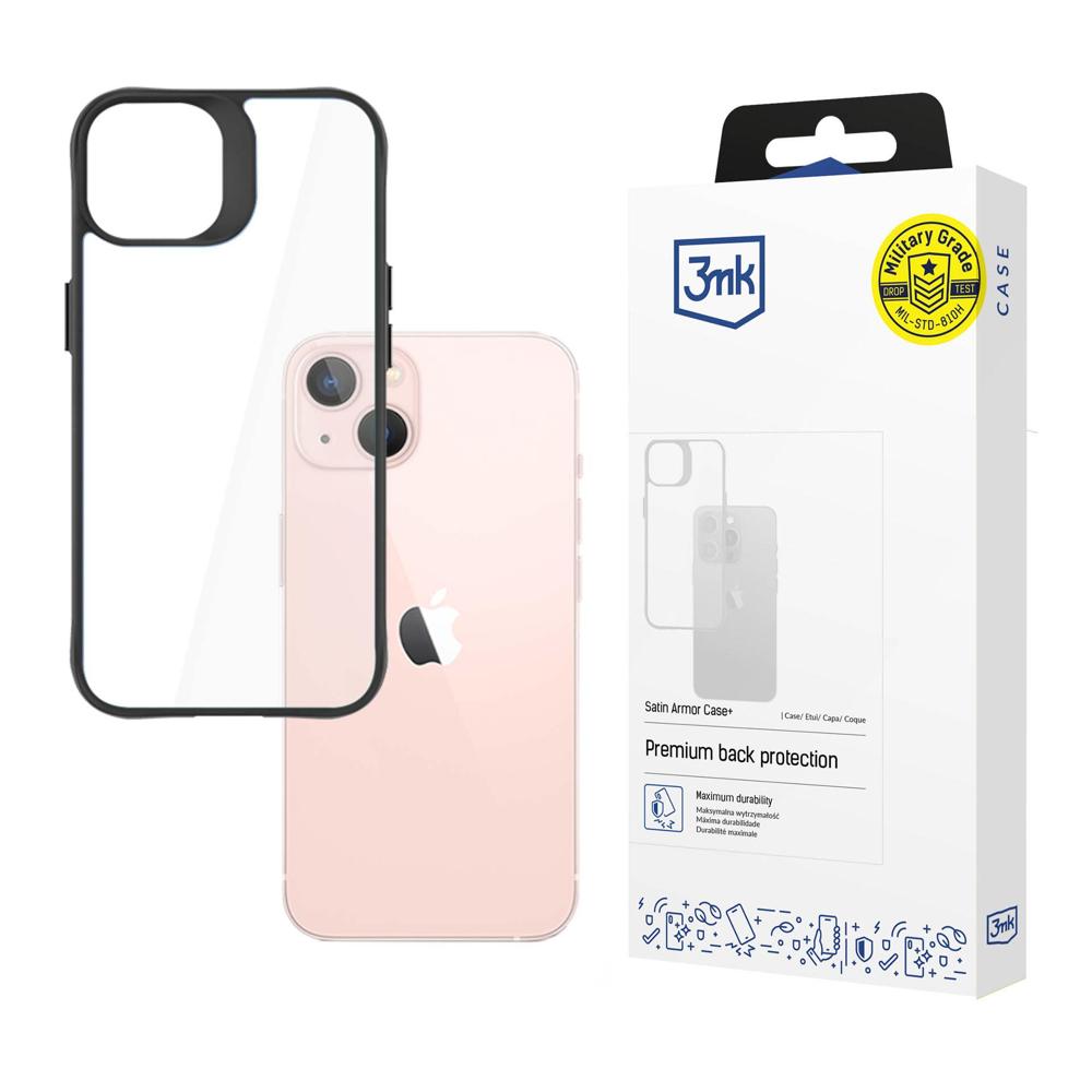 3mk Satin Armor Case+ iPhone 14 Plus - läpinäkyvä - läpinäkyvä