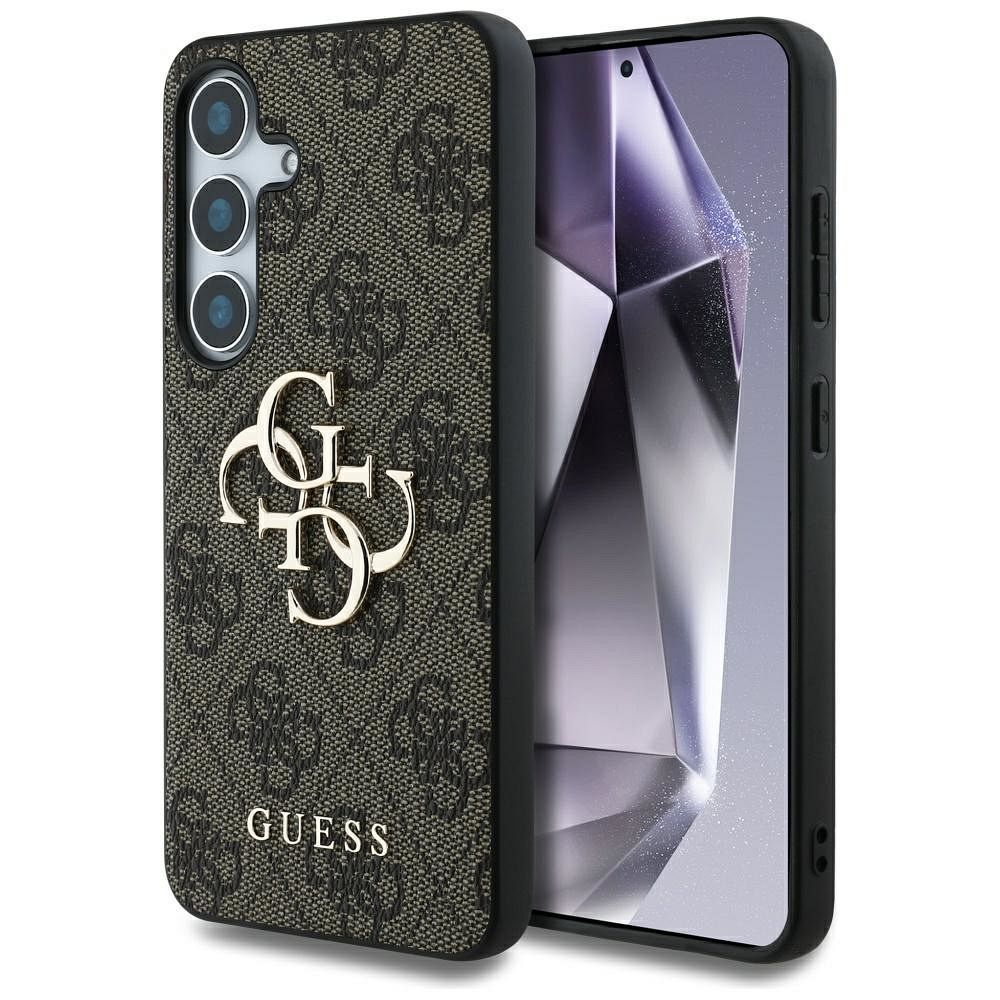 Guess Suojakuori Samsung S25 Plus:lle GUHCS25M4GMGBR (Big 4G Logo Classic) ruskea