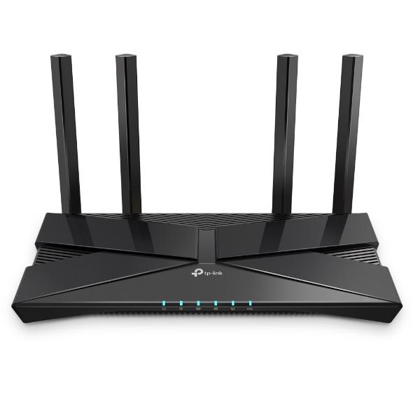 TP-Link Archer AX1800 langaton reititin, 1800 Mbps, Mesh, Wi-Fi 6, 4x 10/100/1000M, 1 LAN/WAN, DHCP, 4 antennia