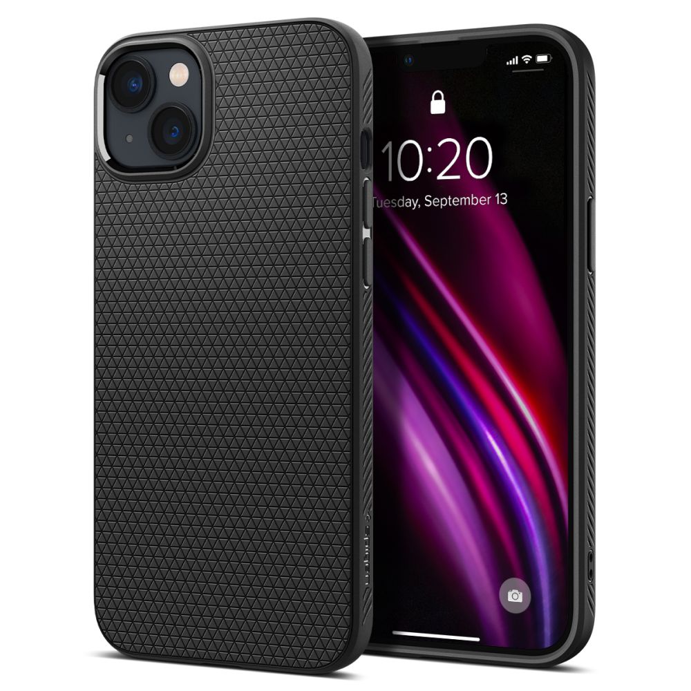 Spigen Liquid Air kotelo iPhone 14 Plus - mattamusta