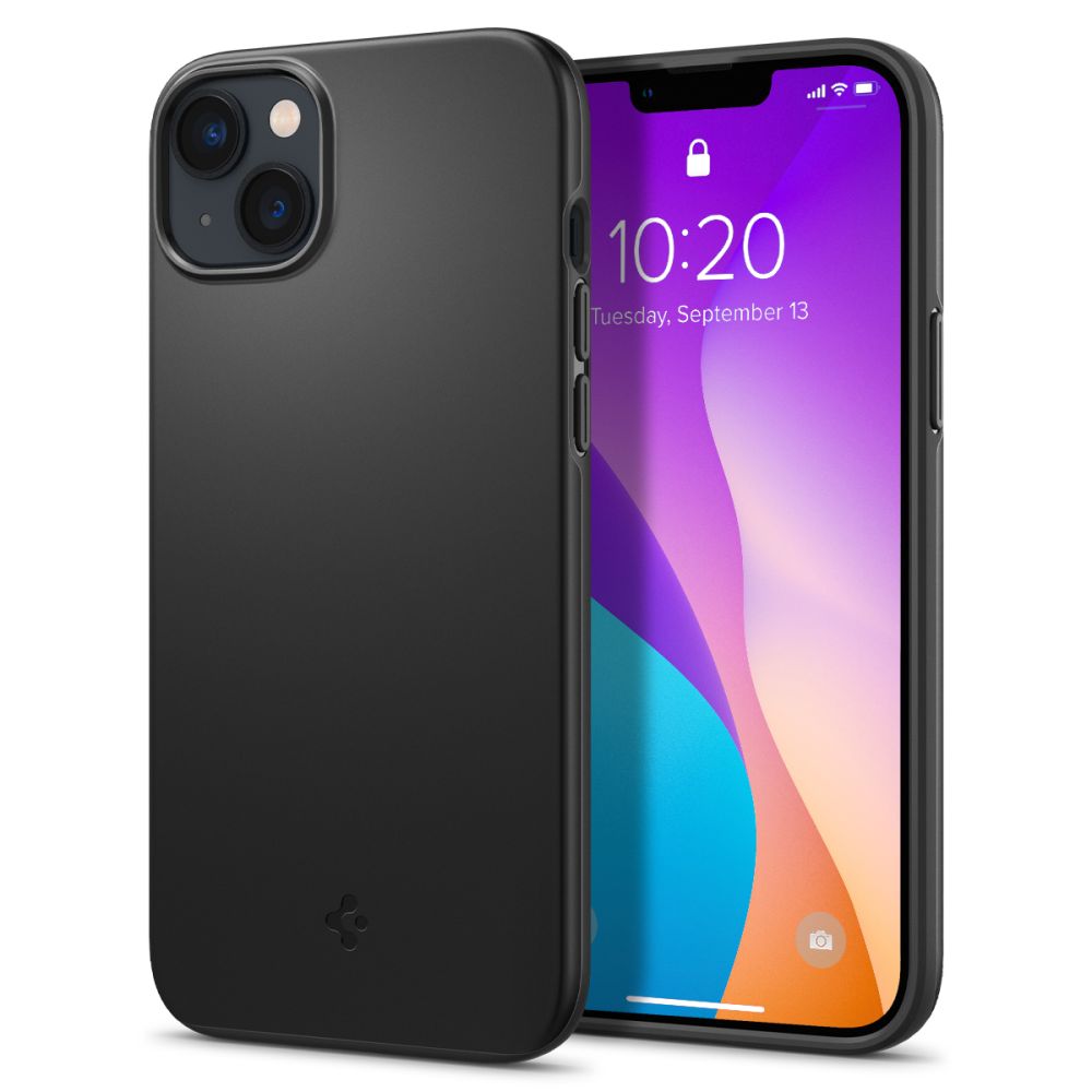 Spigen Thin Fit iPhone 14 Plus -kotelo - Musta