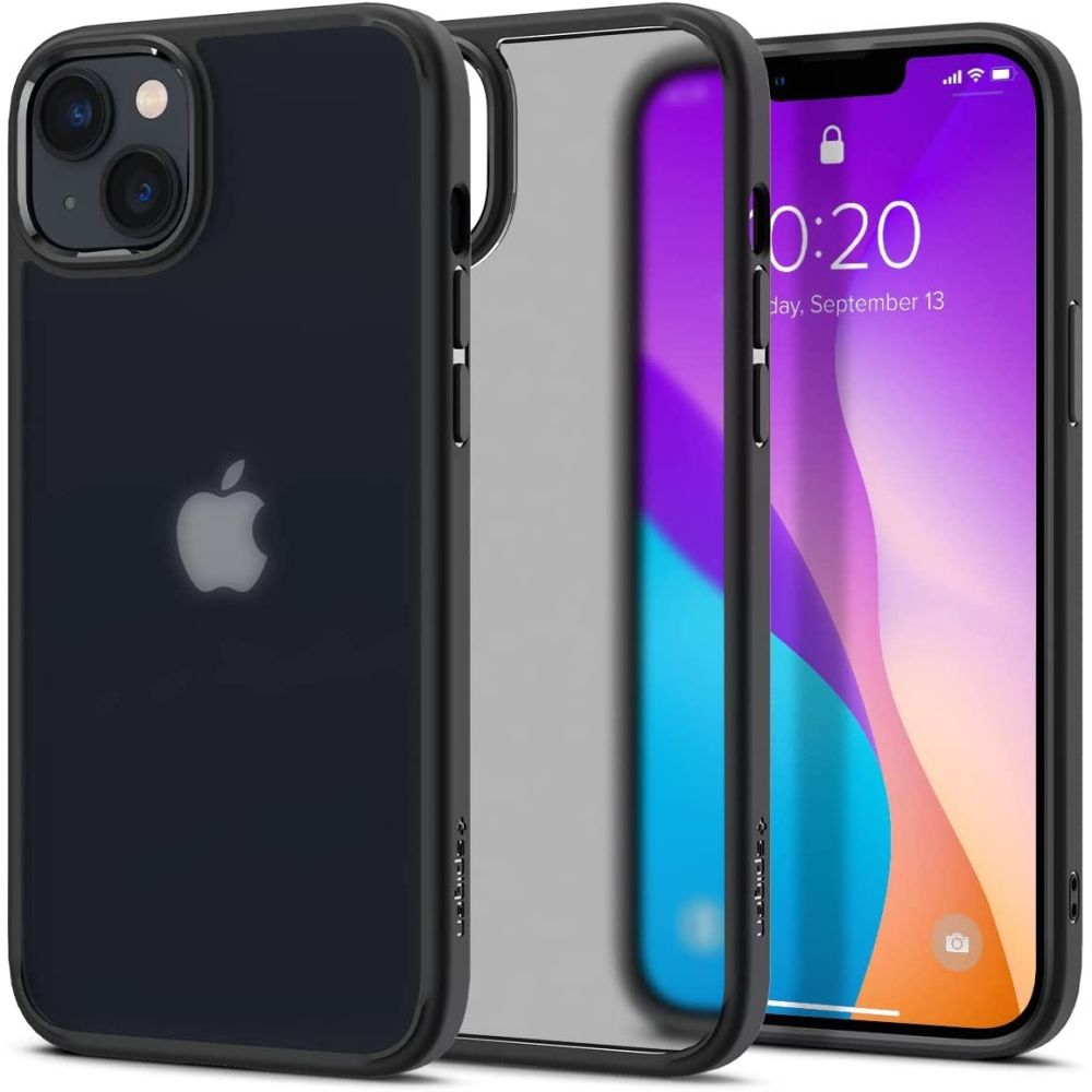 Spigen Ultra Hybrid iPhone 14 Plus -kotelo - Matta musta