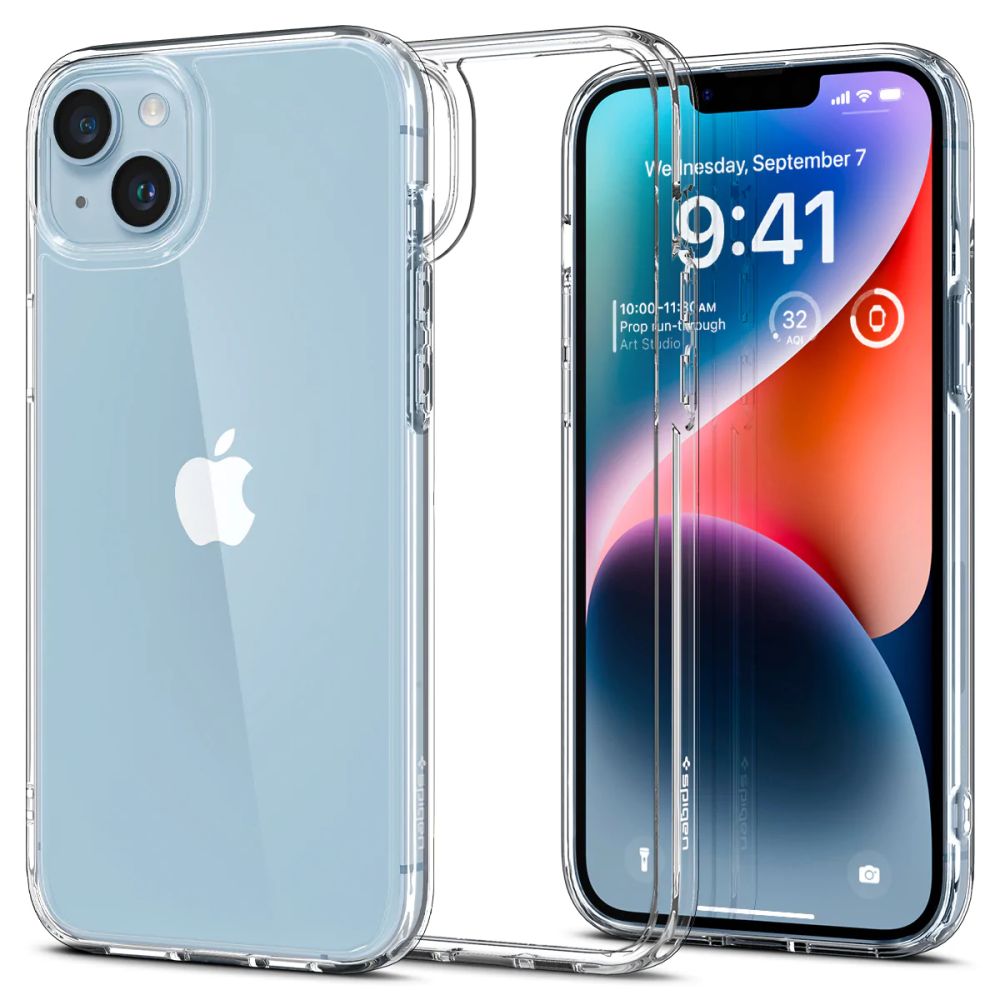 Spigen Ultra Hybrid iPhone 14 -kotelo - Kirkas