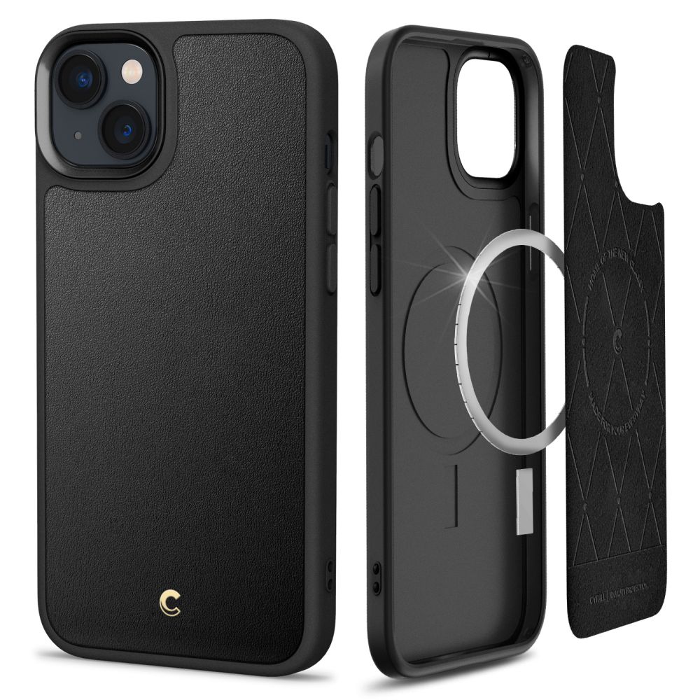 Spigen Cyrill Kajuk Mag kotelo MagSafella iPhone 14 Plus -puhelimelle - Musta