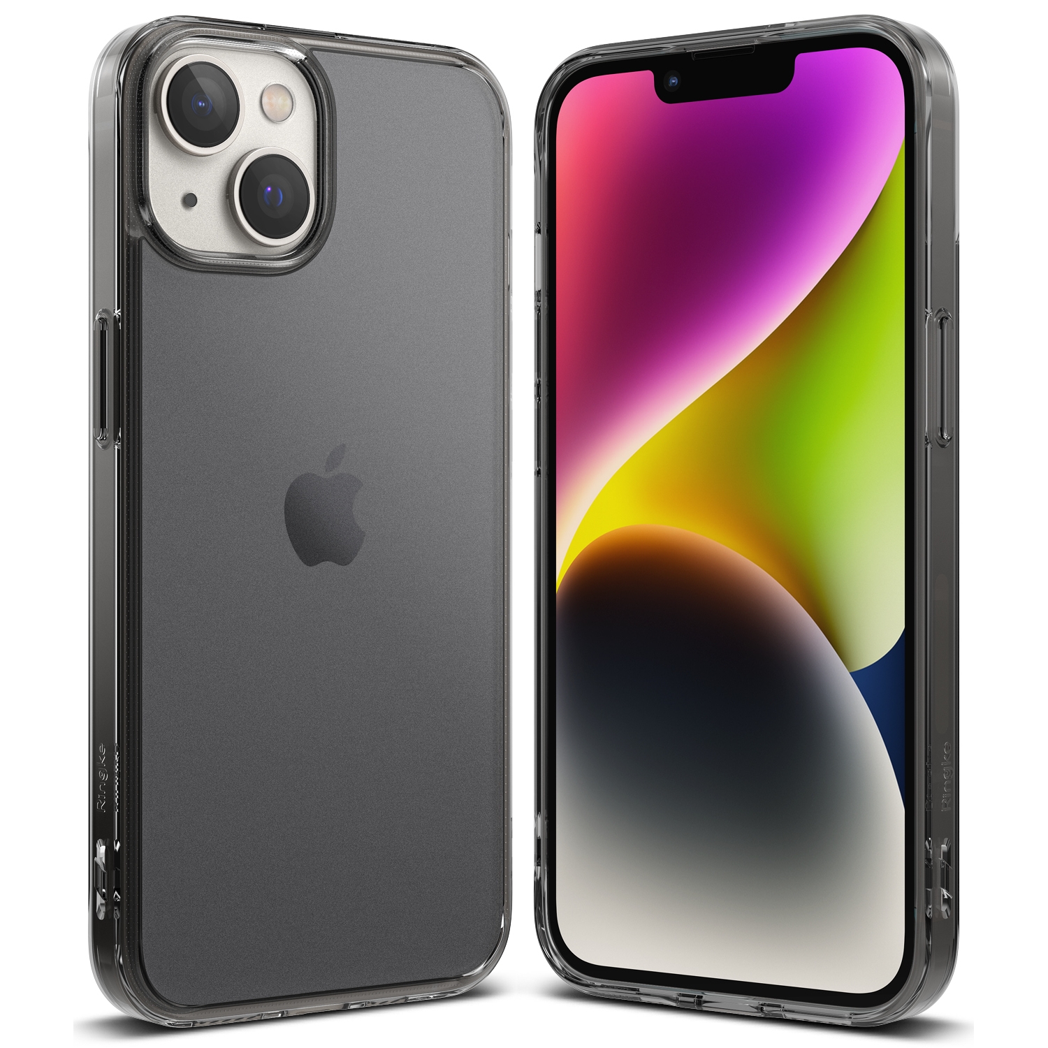 Ringke Fusion Matte kotelo iPhone 14 Plus suojus geelikehyksellä harmaa