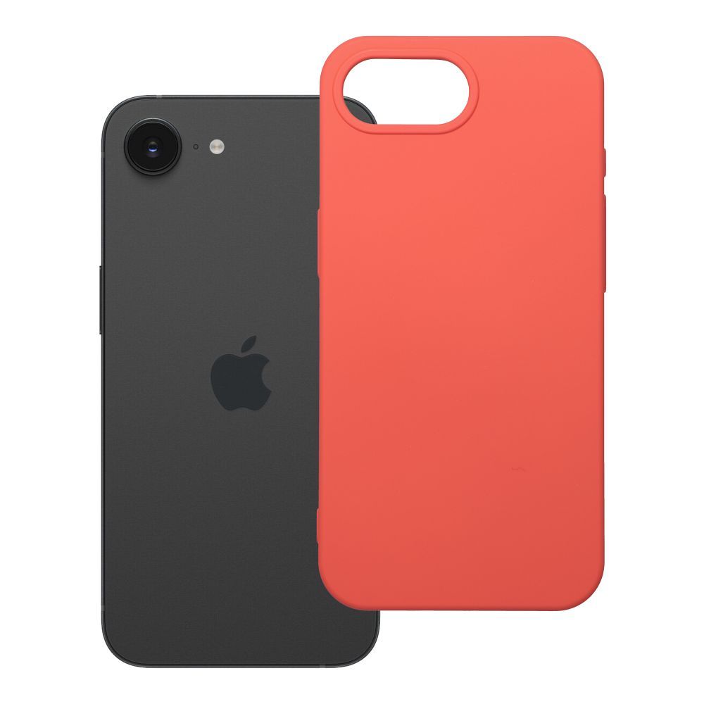 Silikoninen suojakuori iPhone 16e (SE 4 2025) / 17e persikka