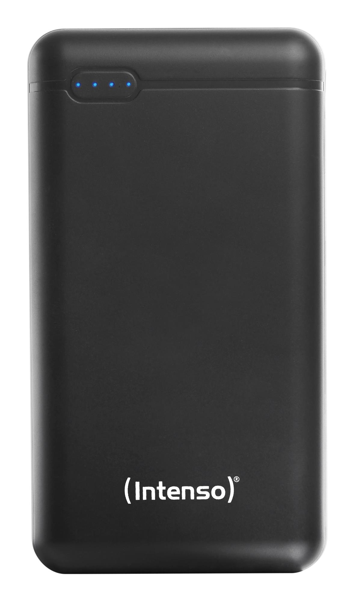 Varavirtalähde USB 20000mAh musta XS20000 Intenso