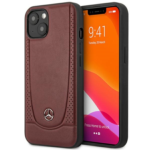 Mercedes MEHCP14MARMRE iPhone 14 Plus 6.7 punainen / punainen kovakuori Leather Urban Bengale