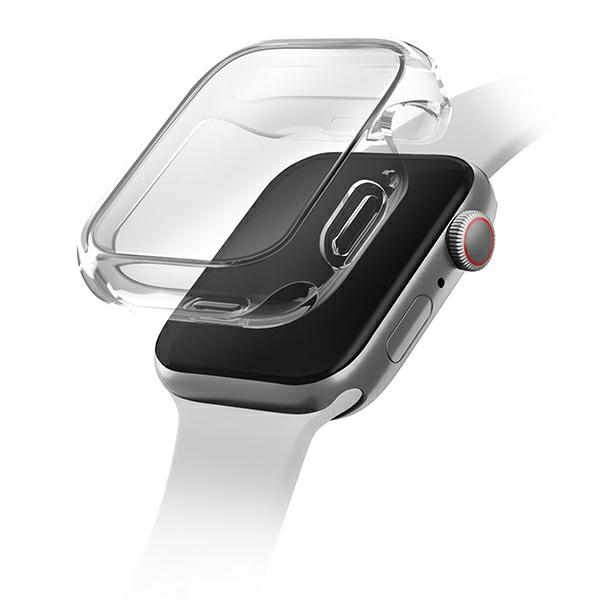 Uniq Garde kotelo Apple Watch 7/8/SE2 45mm - läpinäkyvä
