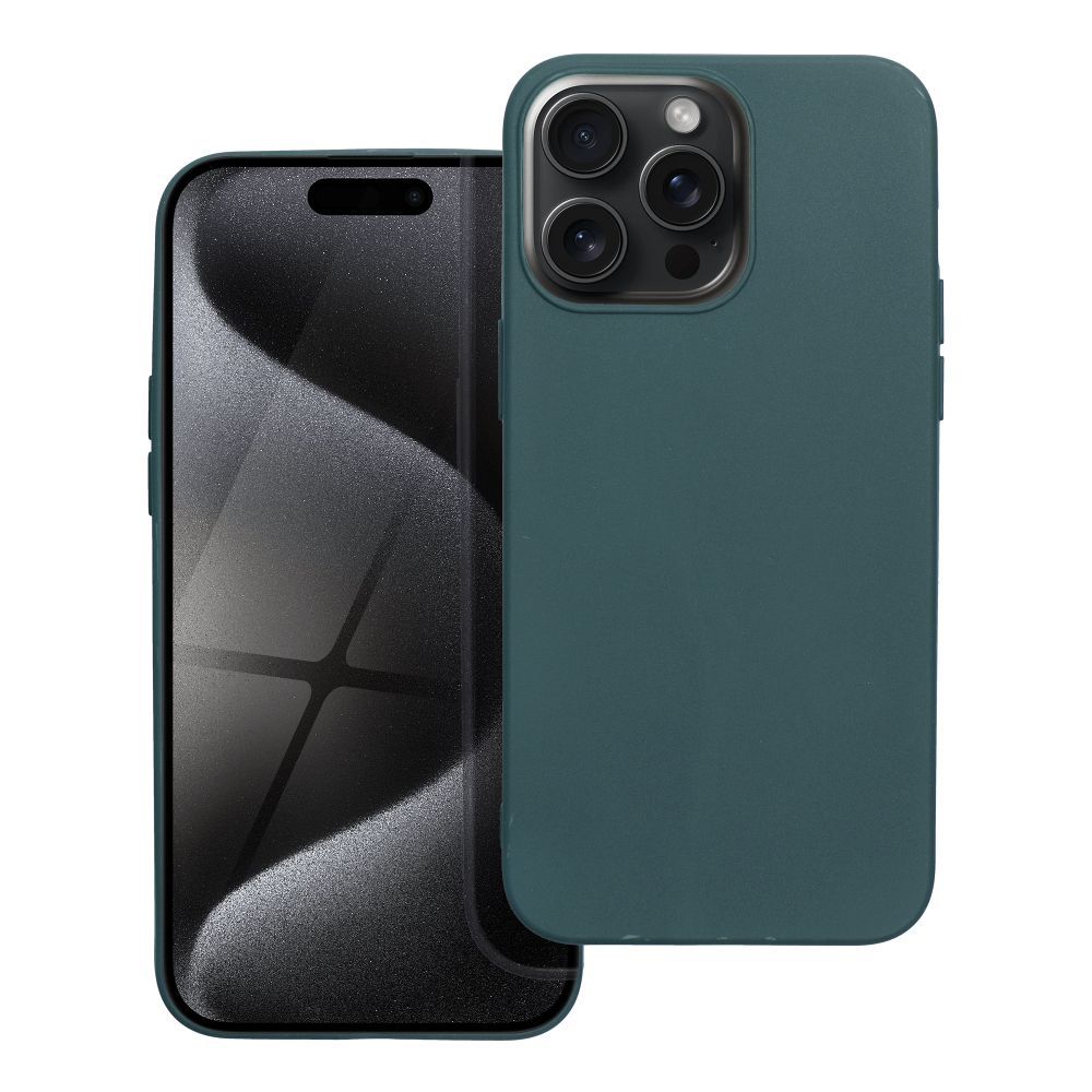 Matta tummanvihreä Suojakuori iPhone 15 PRO MAX:lle