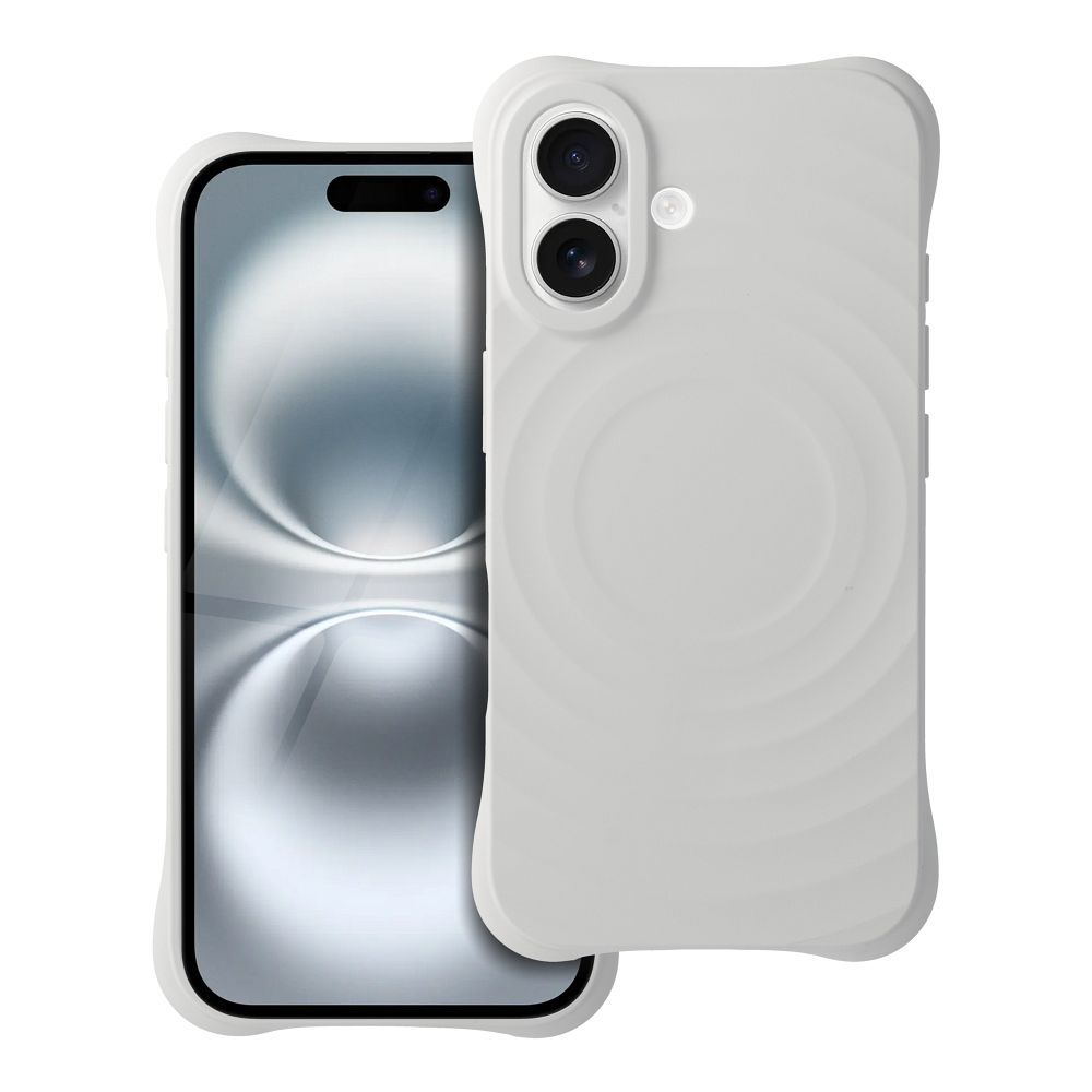 Silicone Zephyr Mag Cover MagSafe-yhteensopiva puhelinkotelo iPhone 16 valkoinen