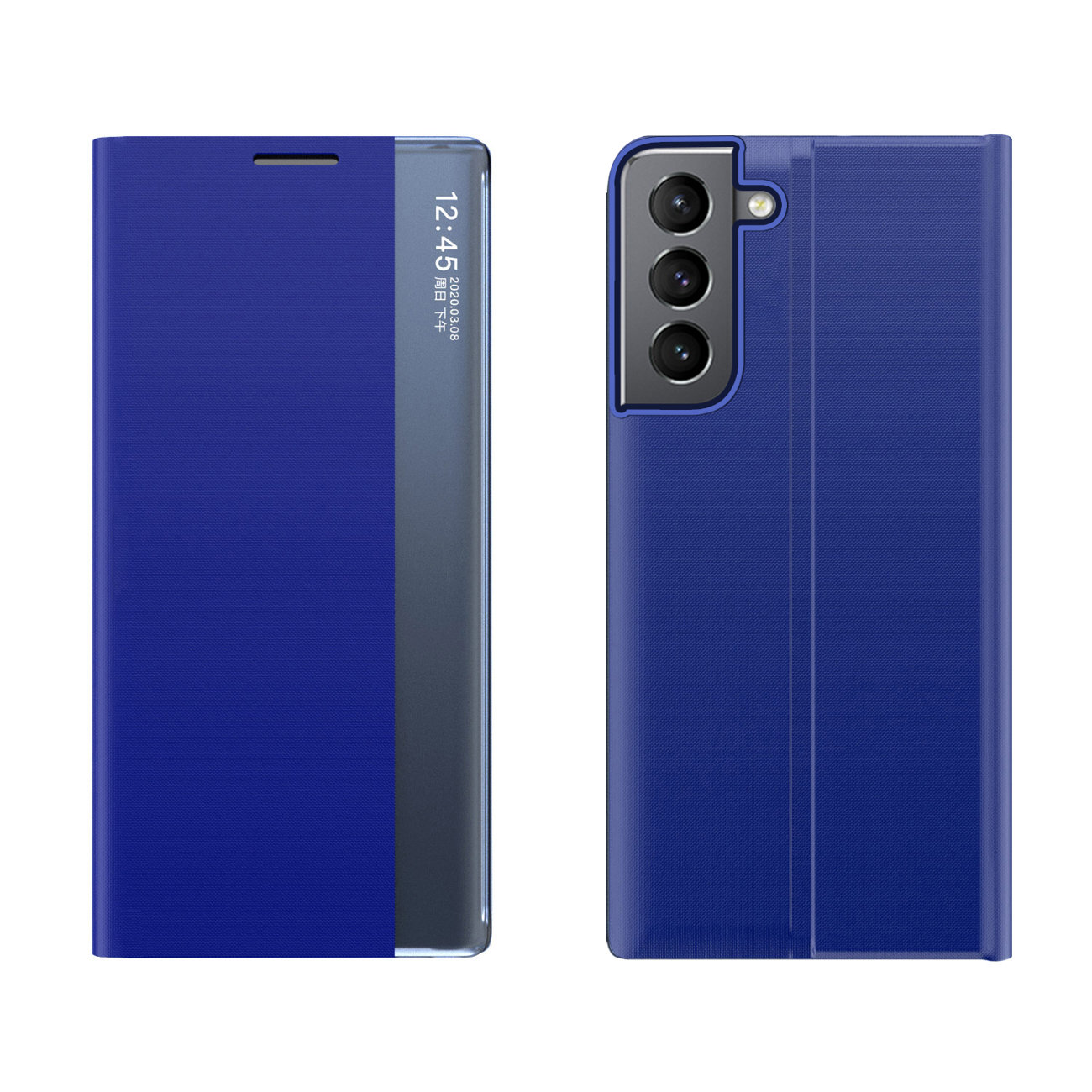 New Sleep Suojakuori Samsung Galaxy S23+:lle läppäjalusta sininen