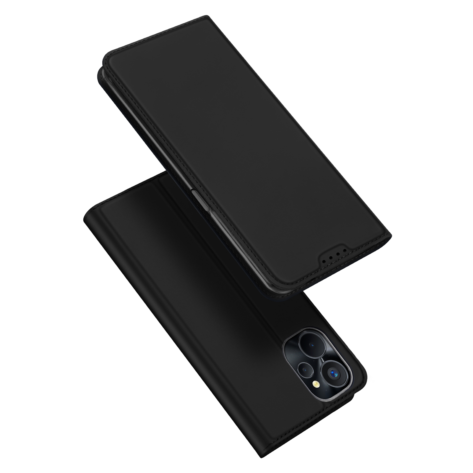 Dux Ducis Skin Pro Suojakuori Realme 10 5G / Realme 9i 5G:lle läppäkotelo korttiLompakko jalusta musta