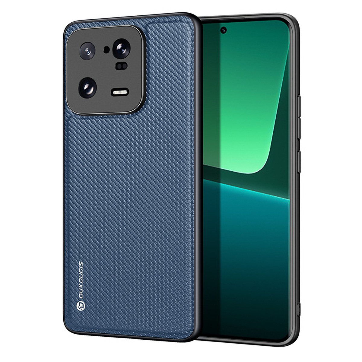 Dux Ducis Fino Suojakuori Xiaomi 13 Pro:lle silikonisella kehyksellä sininen