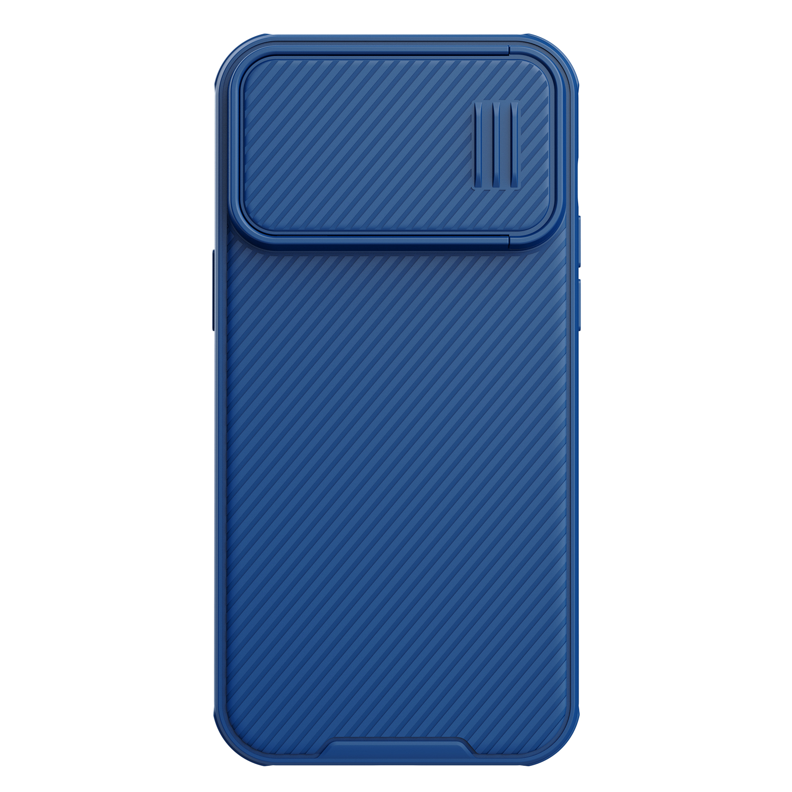 Nillkin CamShield S suojakuori iPhone 14 Pro Max:lle panssaroitu kuori kameransuojalla sininen