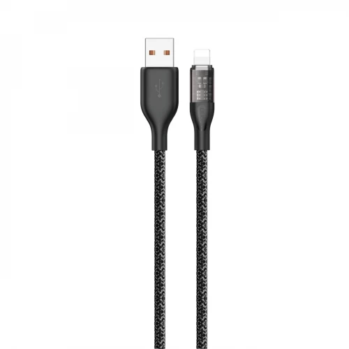 USB kaapeli Dudao L22L harmaa Lightning 100cm (jopa 30W)