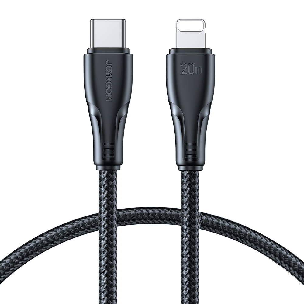 Joyroom Surpass Series A11 Lightning / USB-C 20W 1.2 m kaapeli - musta