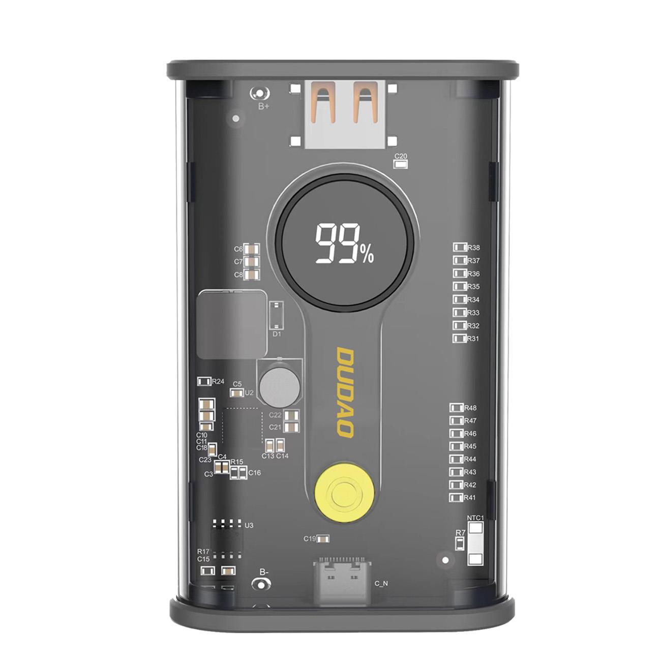 Dudao powerbank 20000mAh 1xUSB-A / 1xUSB-C 22.5W PD musta (K16Pro)