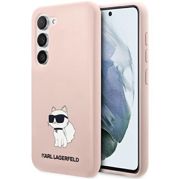 Karl Lagerfeld KLHCS23MSNCHBCP S23+ S916 kovakuori vaaleanpunainen/vaaleanpunainen Silikoninen Choupette