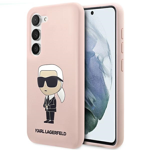 Karl Lagerfeld KLHCS23MSNIKBCP S23+ S916 kovakuori vaaleanpunainen/vaaleanpunainen Silikoninen Ikonik