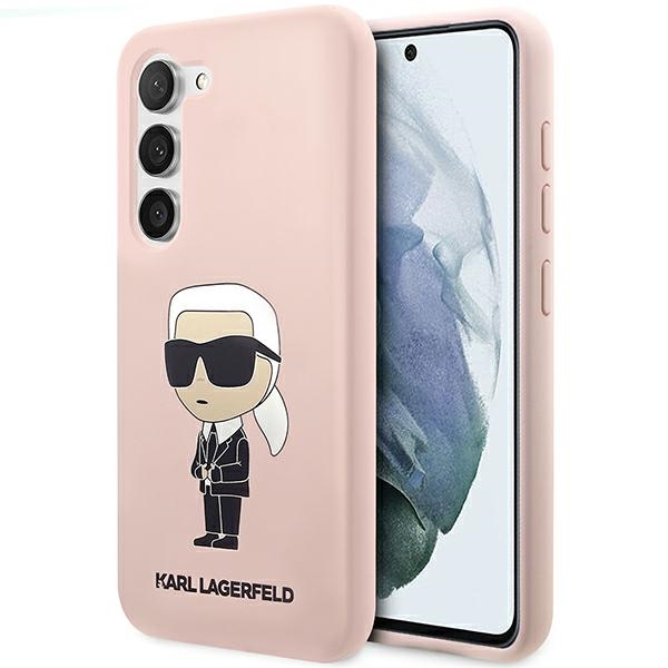 Karl Lagerfeld KLHCS23SSNIKBCP S23 S911 kovakuori vaaleanpunainen/vaaleanpunainen Silikoninen Ikonik
