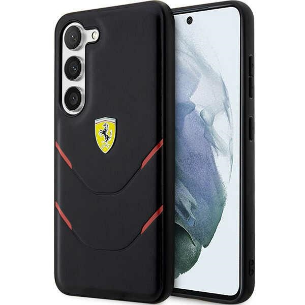 Ferrari FEHCS23MPBAK S23+ S916 musta/musta kovakuori Hot Stamp Lines