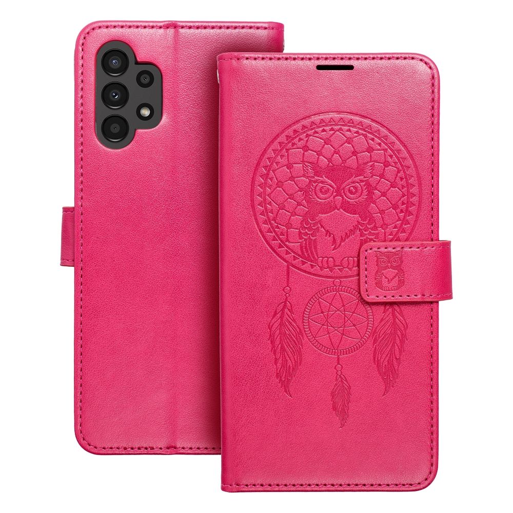 MEZZO Kirjasuojakuori Samsung A13 4G:lle dreamcatcher magenta