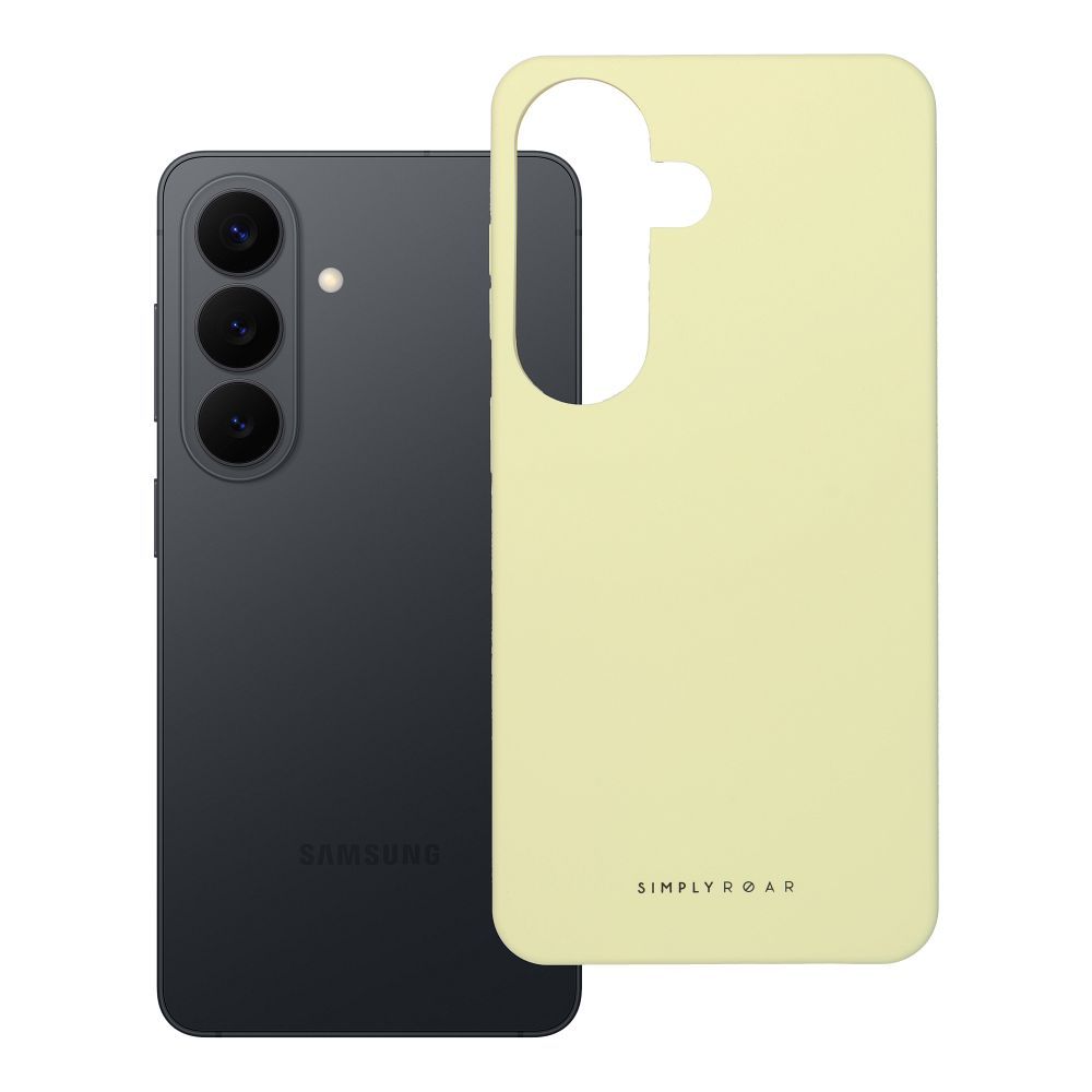 ROAR suojakuori CLOUD SKIN Samsung S26:lle vaalea keltainen