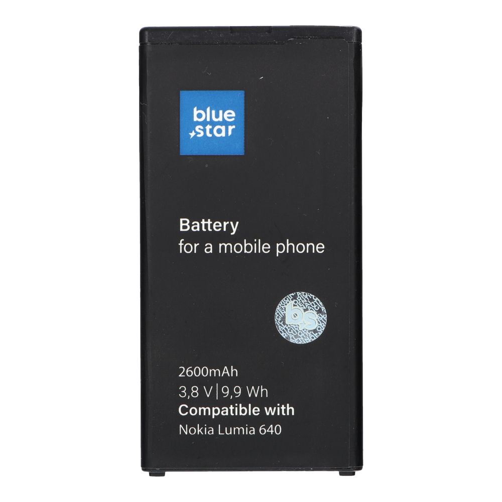 Akku Nokia Lumia 640:lle 2600 mAh Blue Star Premium