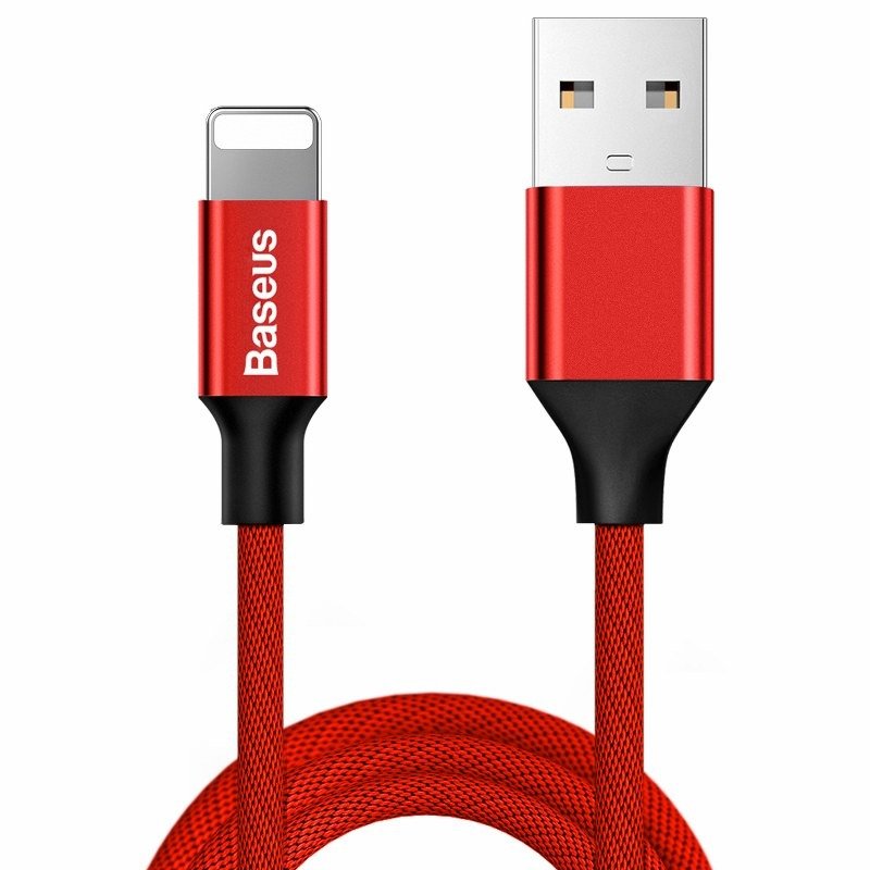 USB Cable Baseus "Yiven" Red "Lightning" 180cm