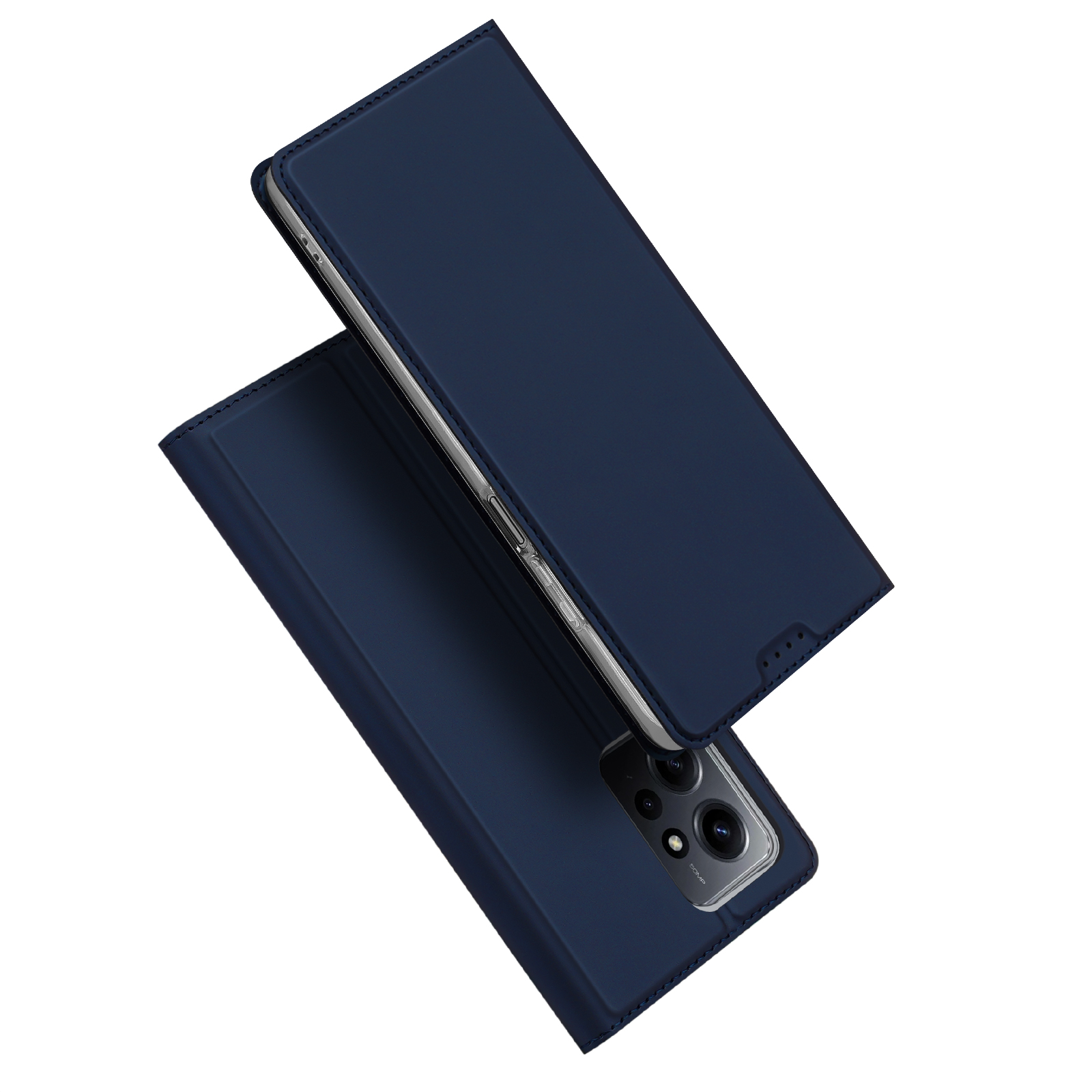 Dux Ducis Skin Pro Suojakuori Xiaomi Redmi Note 12:lle läppäkansi kortti Lompakko jalusta sininen