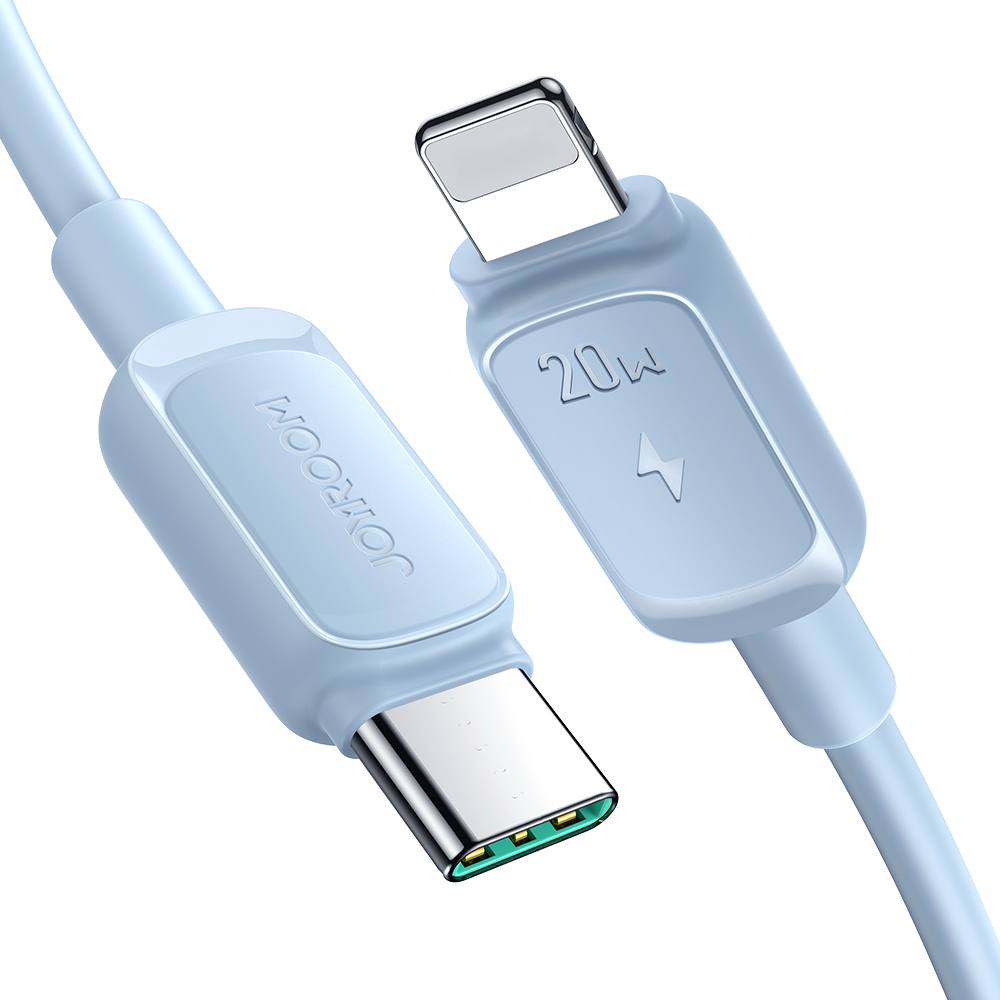 Joyroom Multi-Color Series A14 USB-C / Lightning 20W Kaapeli 1.2m - sininen