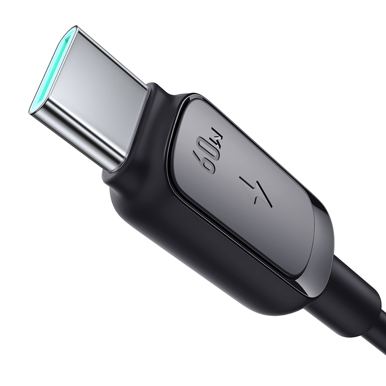 Joyroom Multi-Color Series A14 USB-C / USB-C 60W Kaapeli 1.2m - musta