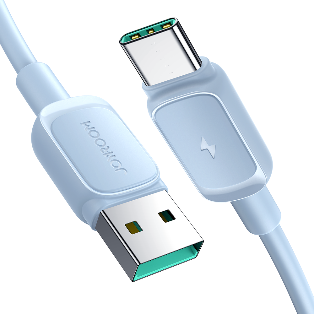 Joyroom Multi-Color Series A14 USB-A / USB-C 3A kaapeli 1.2m - sininen