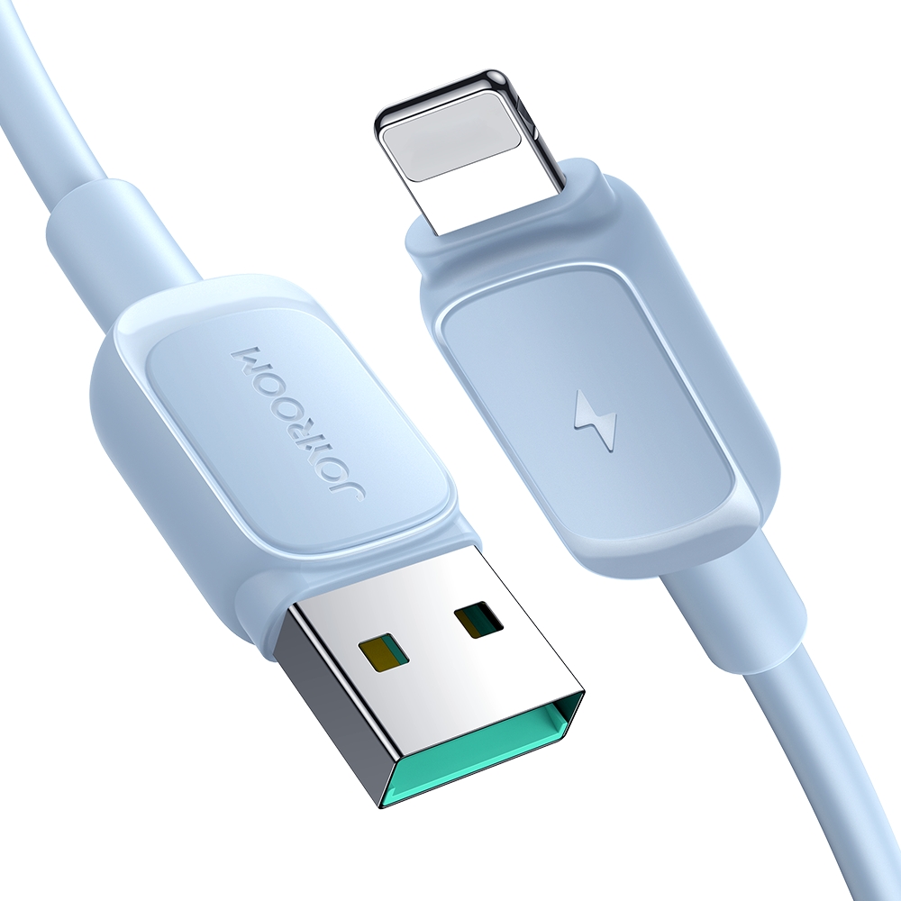 Joyroom Multi-Color Series A14 Lightning / USB-A 2.4A 1.2m Kaapeli - sininen