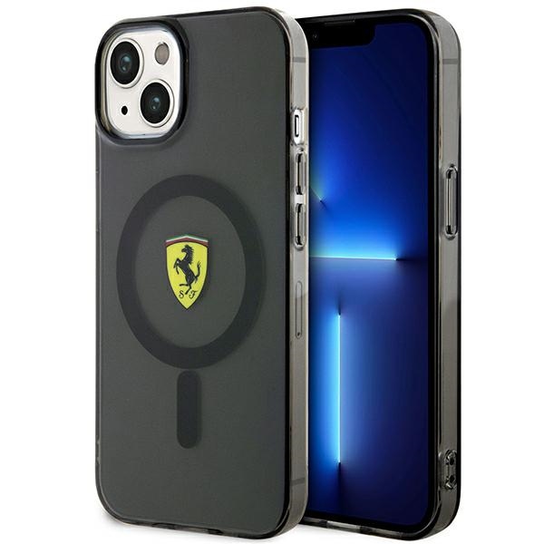 Ferrari FEHMP14SURKK iPhone 14 6.1" musta/musta hardcase Translucent Magsafe