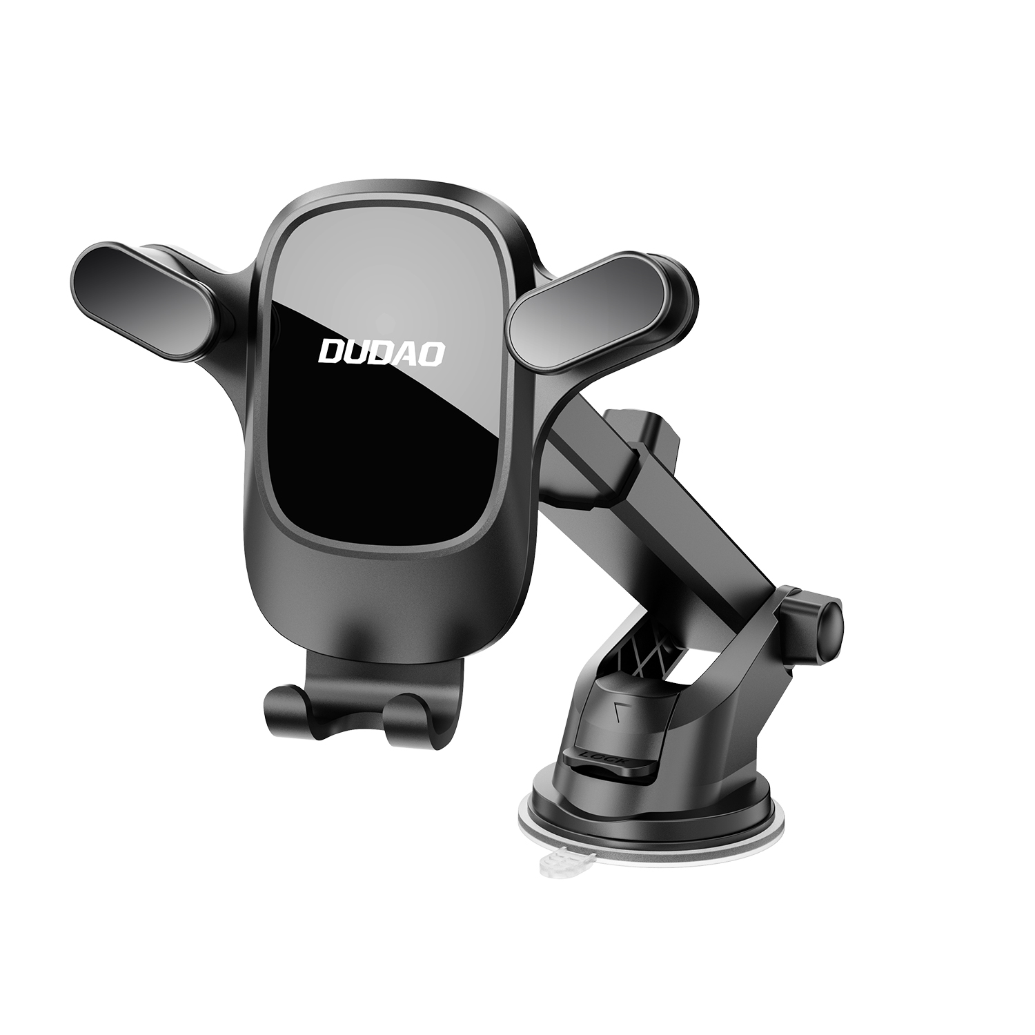 Auton puhelinteline Dudao F5Pro kojetaululle - musta